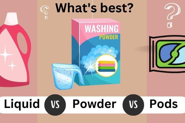 Tipuri de detergenți: capsule vs. pulbere vs. detergent lichid: care funcționează cel mai bine?