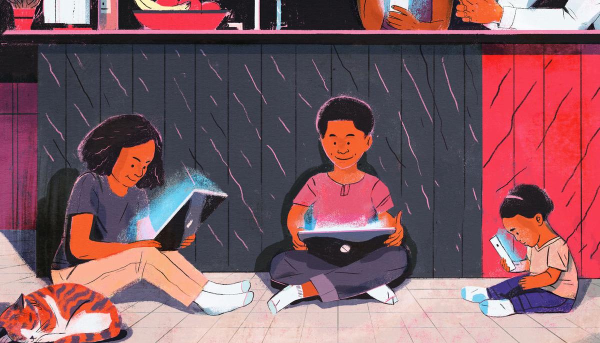 The time children spend in front of the screens | Risks and trends