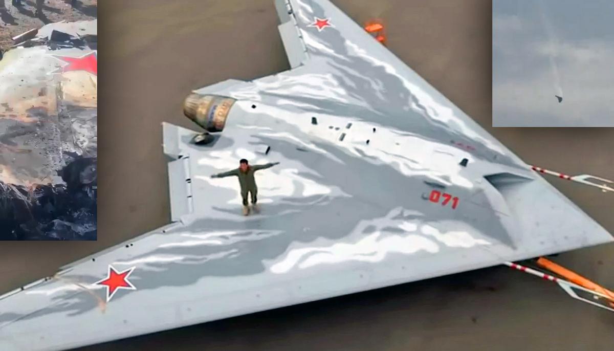 The mystery surrounding the Russian S-70 drone shot down by an Su-57 deepens. Why the Russians ventured two stealth aircraft into Ukrainian-controlled space