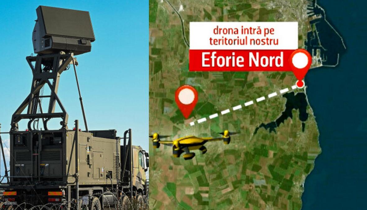 O dronă dinspre la Marea Neagră a intrat în spațiul aerian românesc lângă Eforie Nord