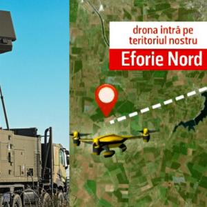 O dronă dinspre la Marea Neagră a intrat în spațiul aerian românesc lângă Eforie Nord